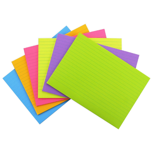 PLANFIX 018 STICKY PAD RULED 8X6 100SHEETS