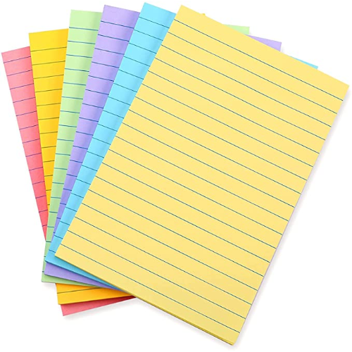PLANFIX 017 STICKY PAD RULED 4X6 100SHEETS