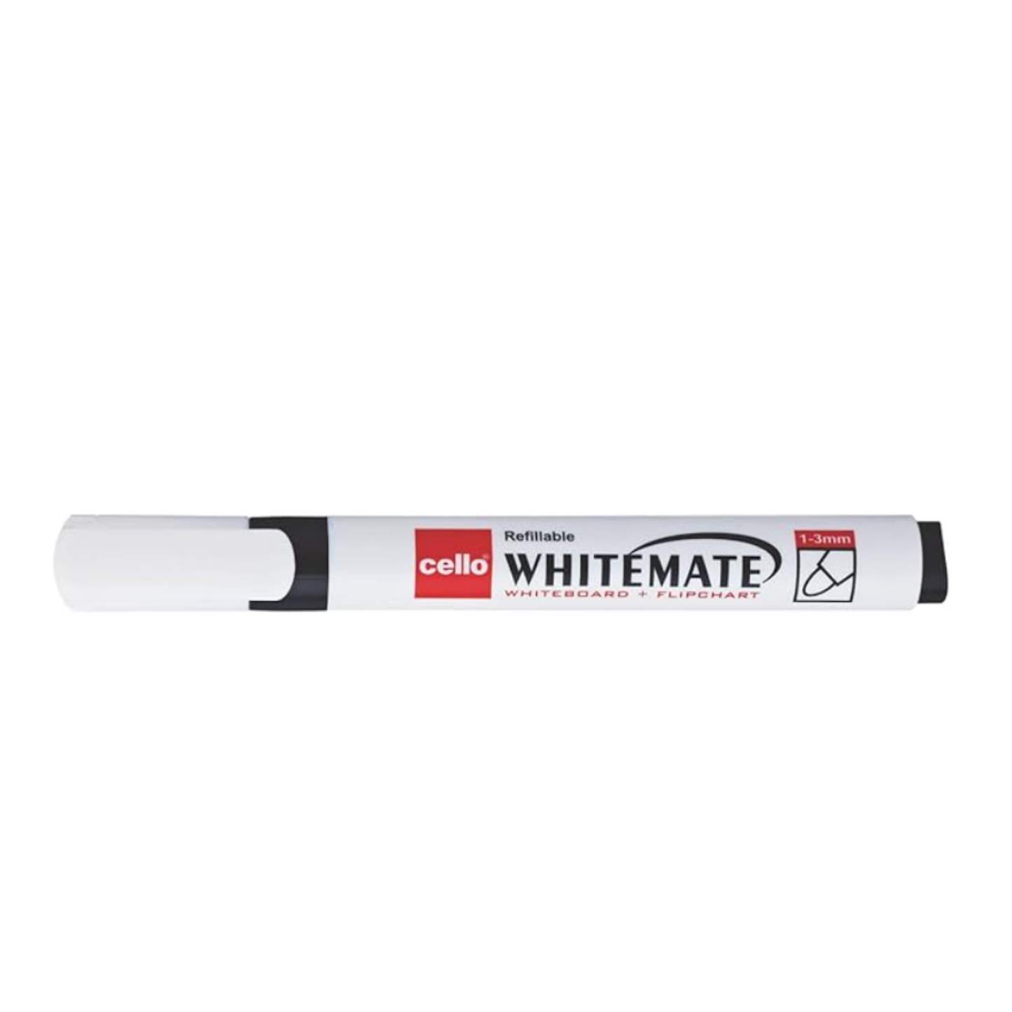 CELLO WHITEMATE MARKER BLACK