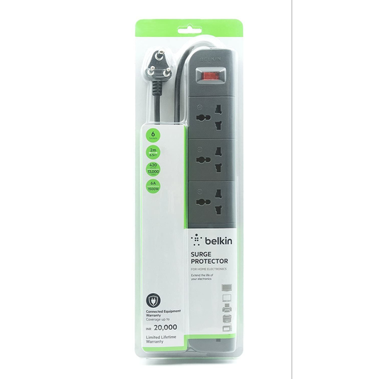 BELKIN 6 SOCKET SURGE PROTECTOR