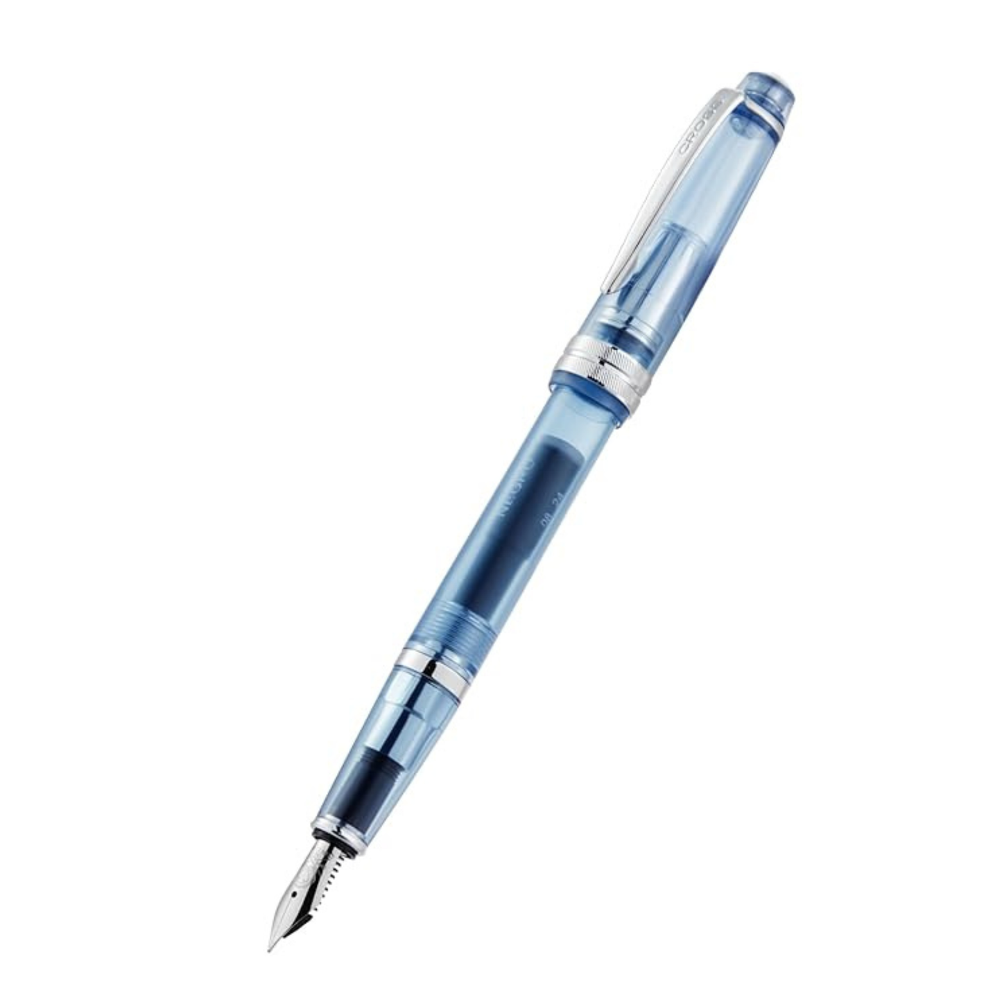 CROSS AT0746-18XS BAILEY TRANSLUCENT NAVY BLUE FOUNTAIN PEN