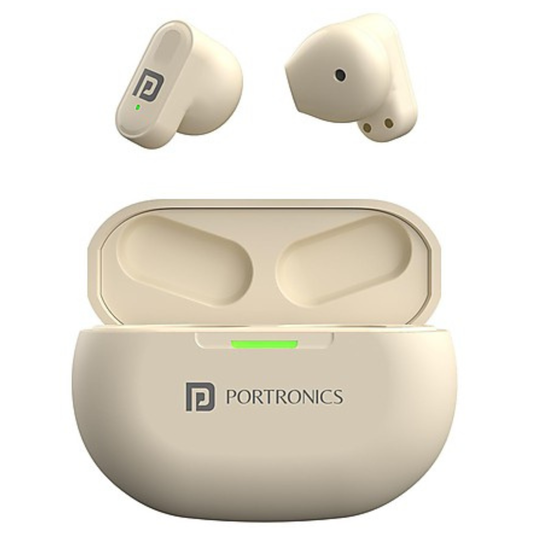 PORTRONICS 2213 BT EARPODS TWINS S17 BEIGE