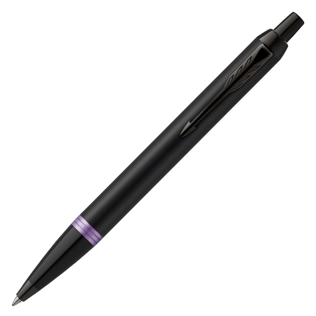 PARKER IM  AMETHYST PURPLE BLACK BALL PEN