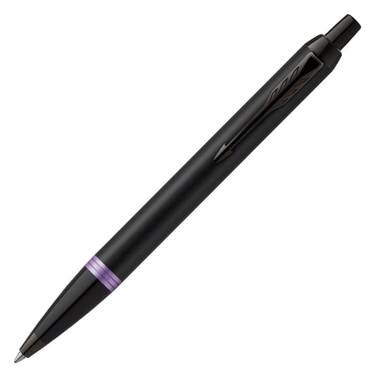 PARKER IM  AMETHYST PURPLE BLACK BALL PEN
