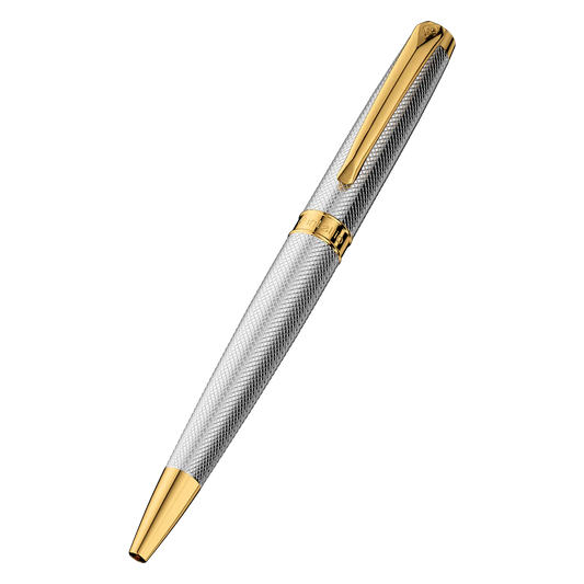 INTELLIO BP12GTD3 RHEIN CHROME & GOLD BALL PEN