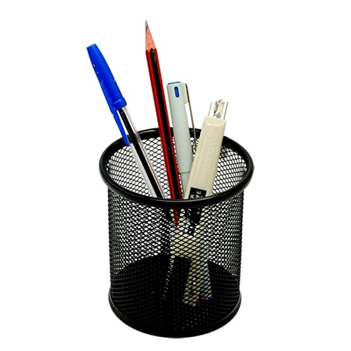 SAYA PS12 PEN STAND METAL MESH ROUND