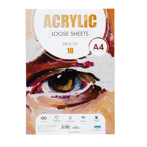 SCHOLAR ACRL4 A4 ACRYLIC LOOSE SHEET
