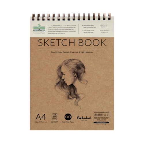 SCHOLAR PSB4 A4 PARYAVARAN SKETCH BOOK