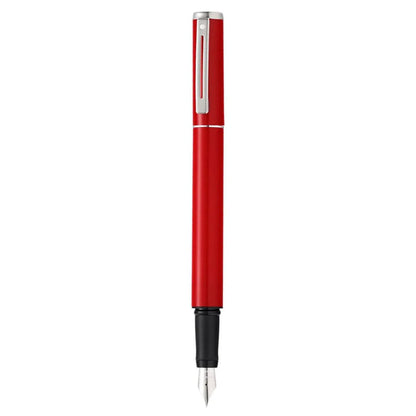 SHEAFFER 9207 POP RED CHROME PLATED FOUNTAIN PEN
