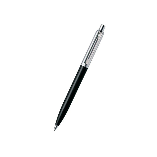SHEAFFER 332 BRUSHED GLOSS BLACK CHROME TRIM BALL PEN