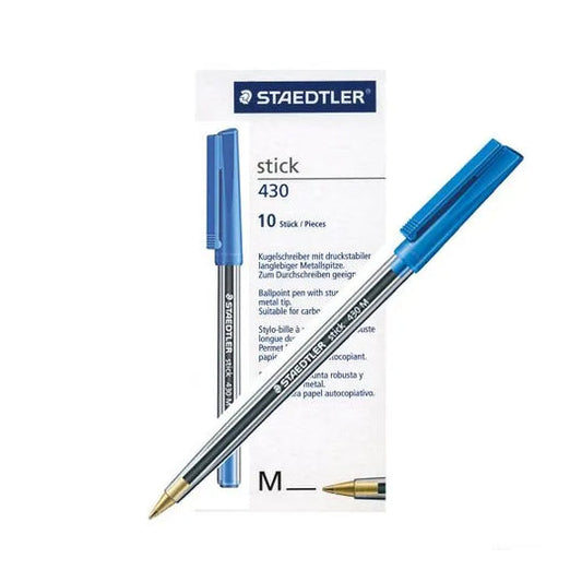 STAEDTLER 430 M STICK BALL PEN - BLUE