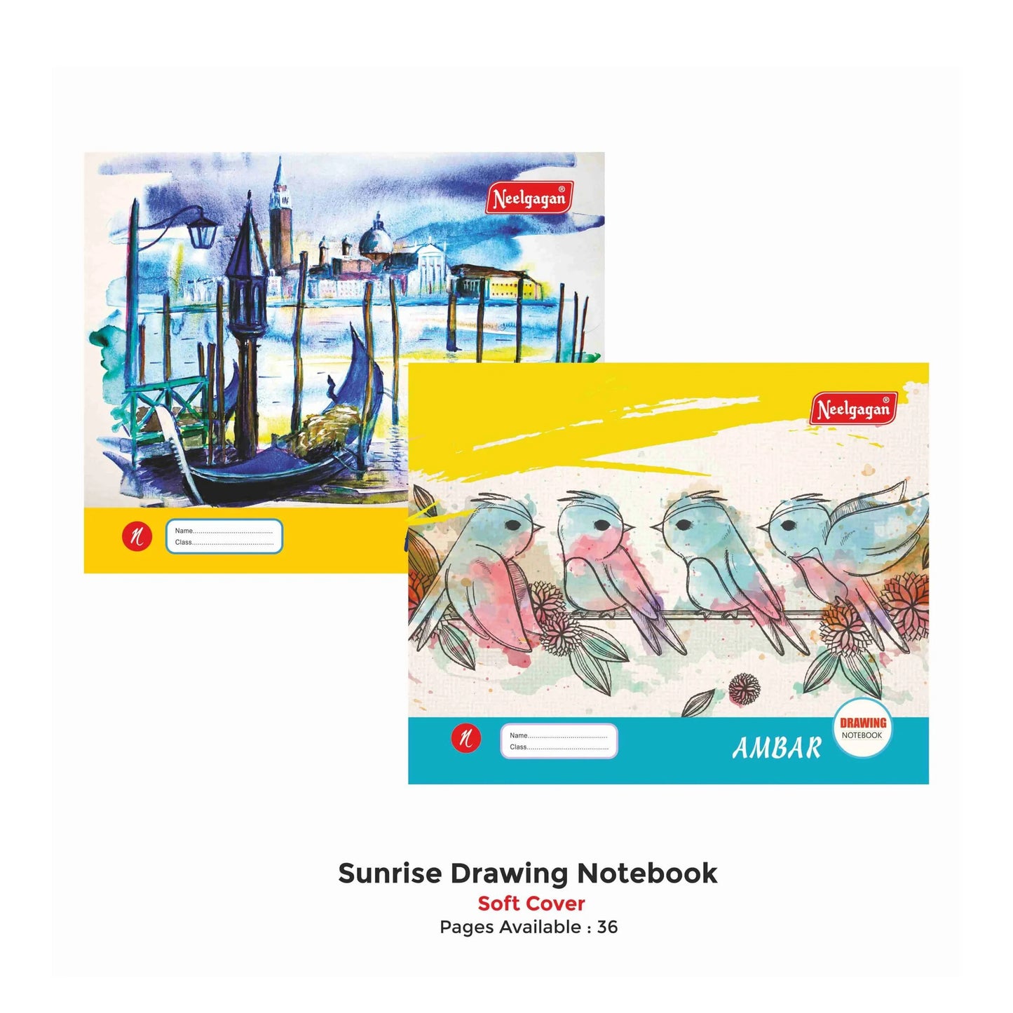 NEELGAGAN DRAWING NOTEBOOK SUNRISE