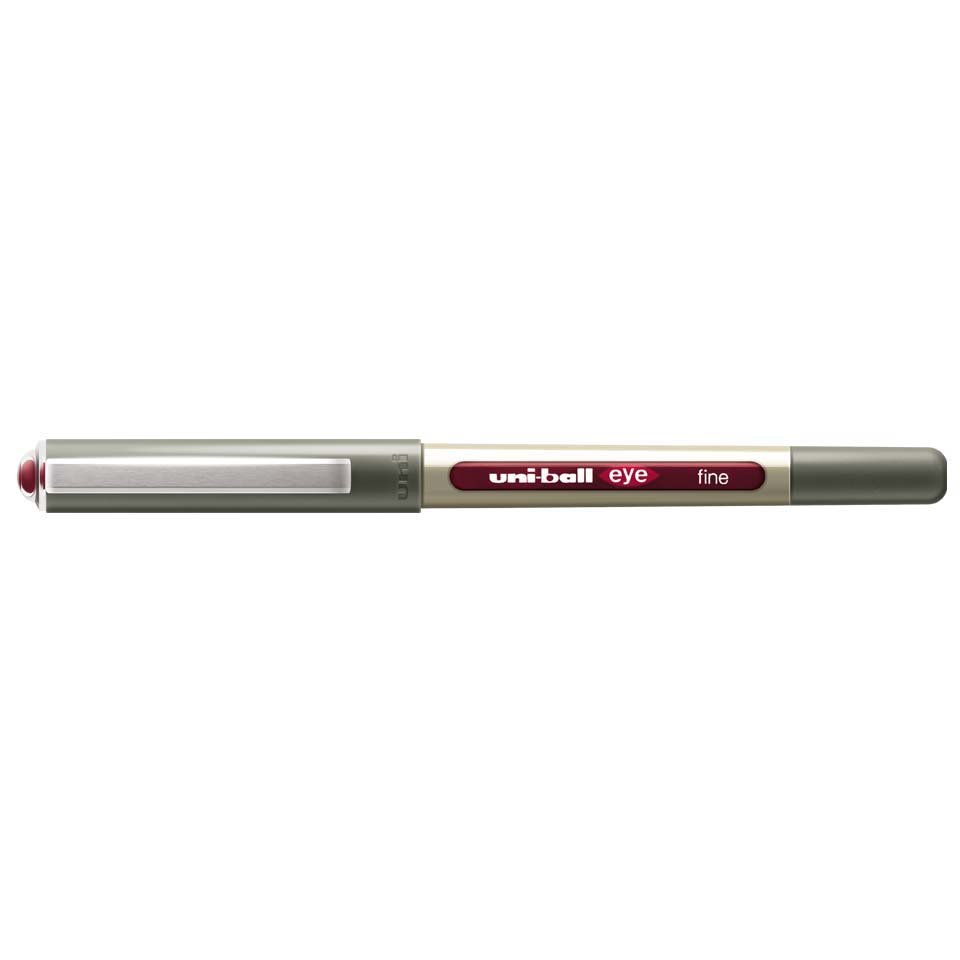 UNIBALL 157 EYE 0.7MM ROLLER BALL PEN WINE RED
