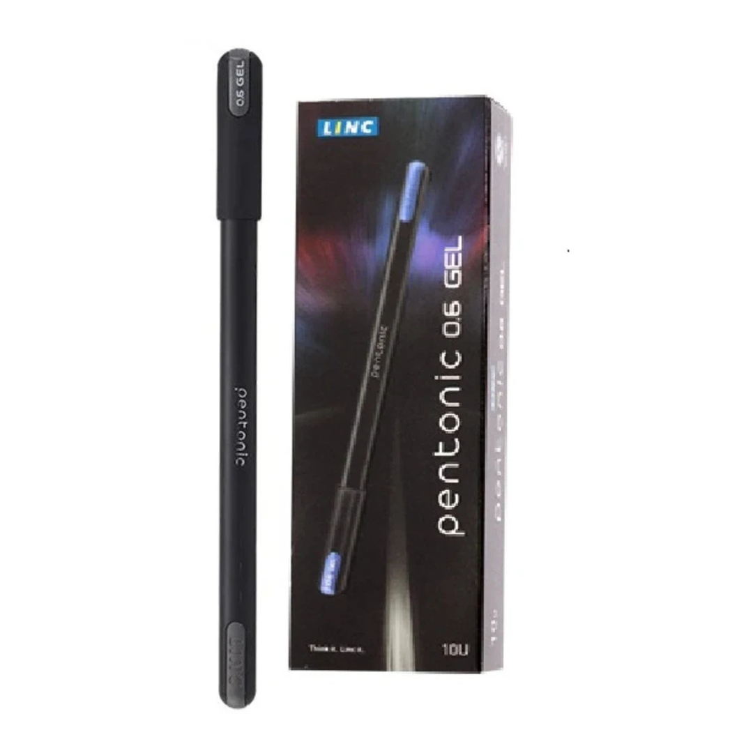 PENTONIC GEL PEN PACK OF 10PCS - BLACK