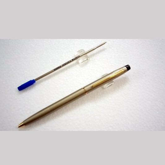 PIERRE CARDIN KRISS SATIN NICKLE ROLLER BALL PEN