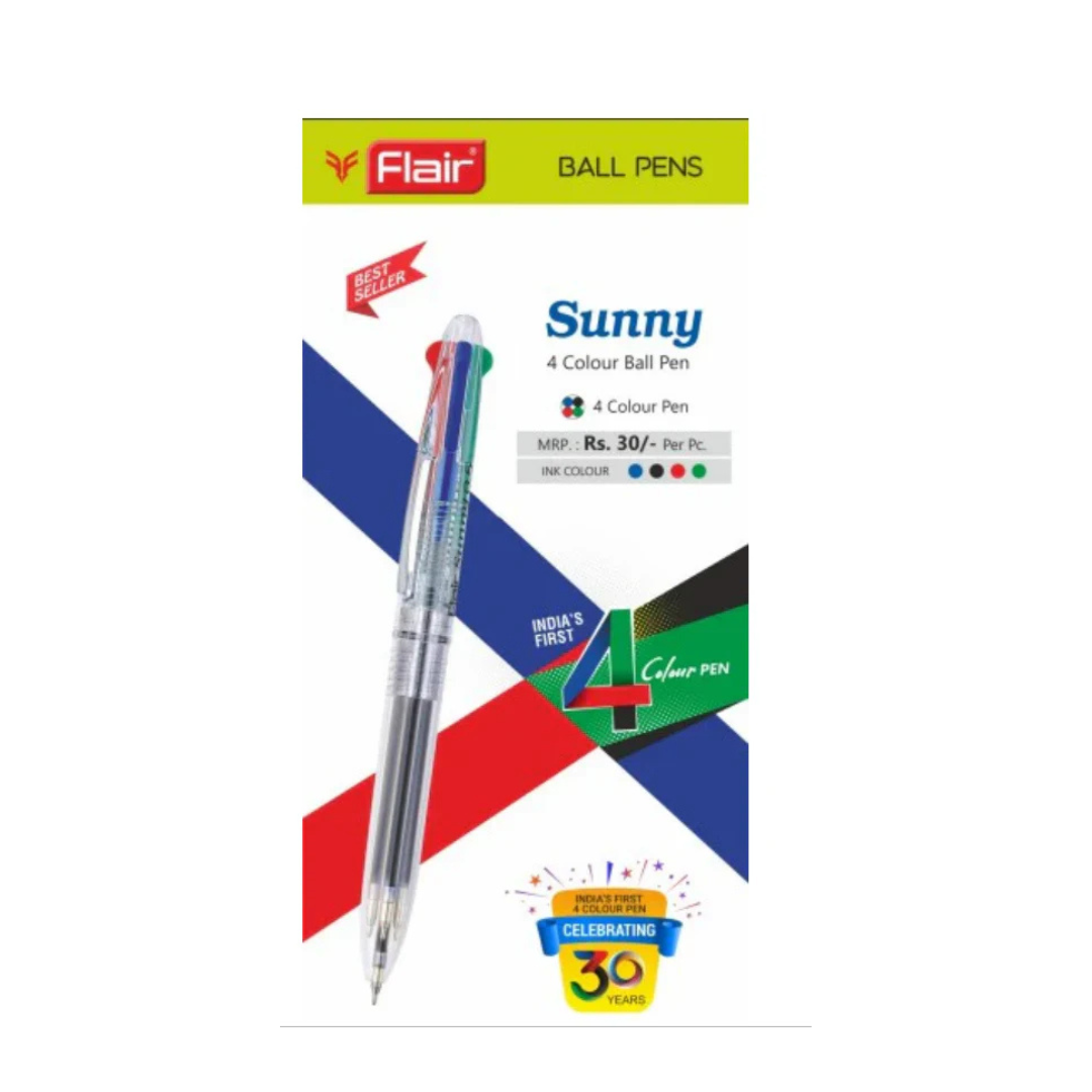 FLAIR SUNNY 4 IN 1 BALL PEN