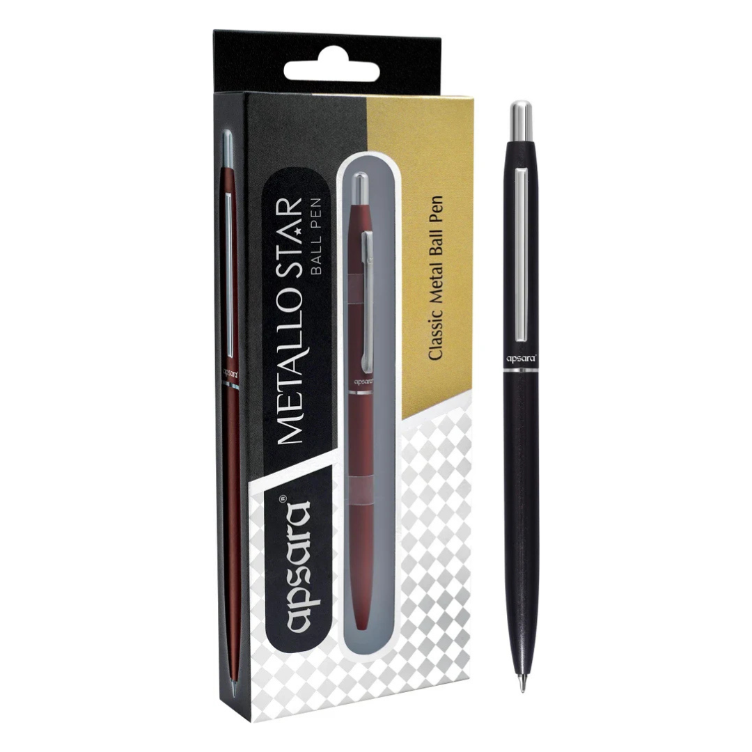 APSARA METALLO STAR BALL PEN
