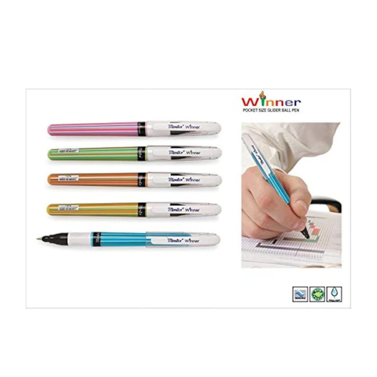 MONTEX WINNER BLUE BALL PEN PACK OF 20PCS