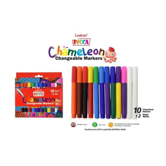LEADERART 2300 JUMBO TIP CHANGEABLE MARKER 10+2