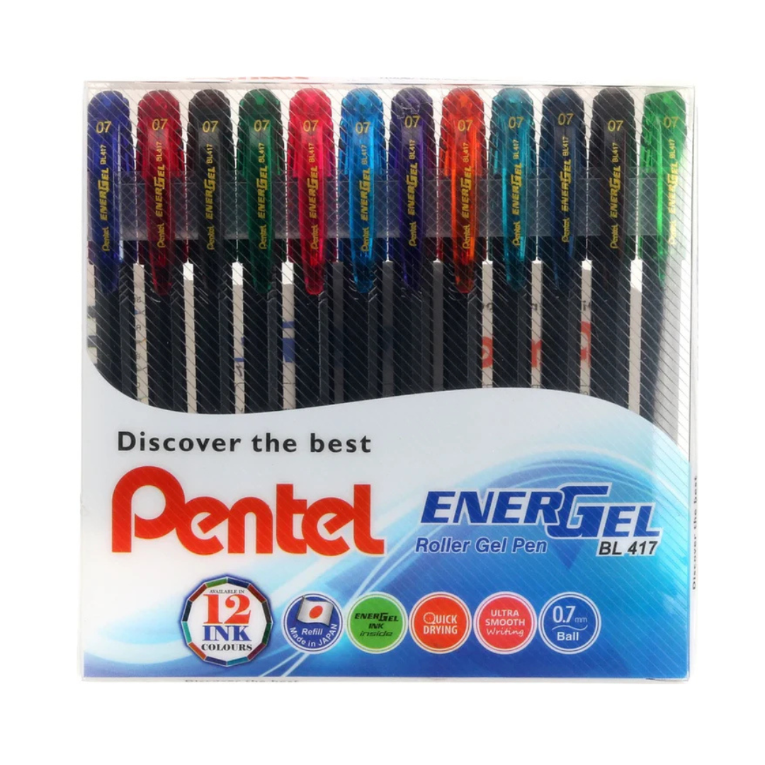 PENTEL ENERGEL MULTI COLOR PEN 12N