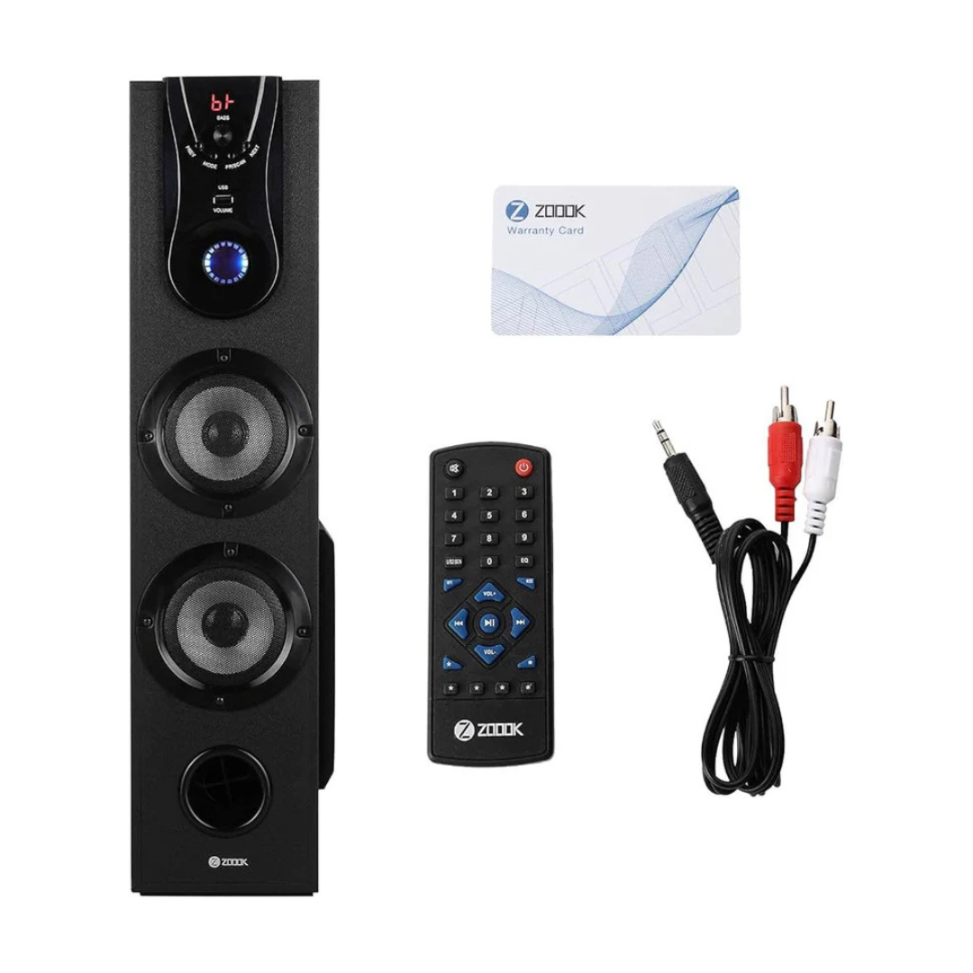 ZOOOK 60W BLUETOOTH TOWER SPEAKER ZK-TORNADO