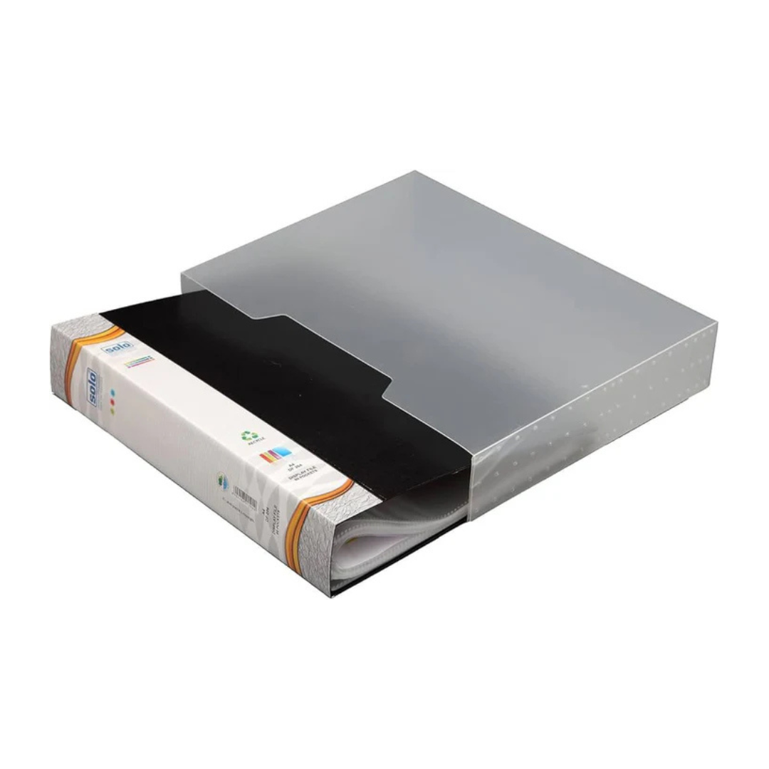 SOLO DF 204 A4 DISPLAY FILE 80 POCKETS (in a case)