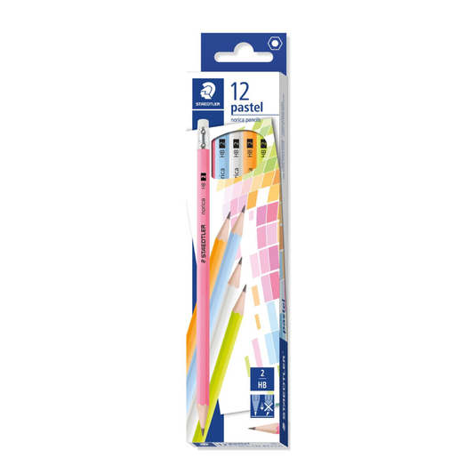 STAEDTLER 132-43 C12 NORICA PENCIL PASTEL BODY COLOR MULTI - PACK OF 1