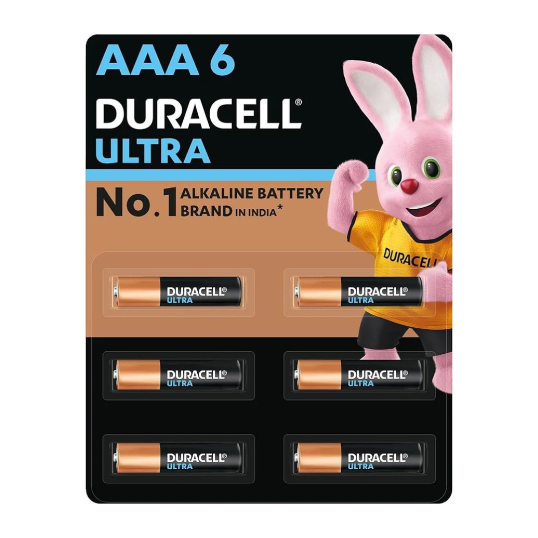 DURACELL AAA ULTRA CARD OF 6PCS CELL
