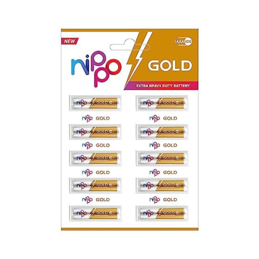 NIPPO AA PREMIUM GOLD CELL CARD OF 10PCS