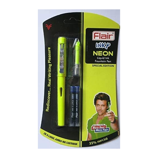 FLAIR INKY NEON LIQUID INK FOUNTAIN PEN