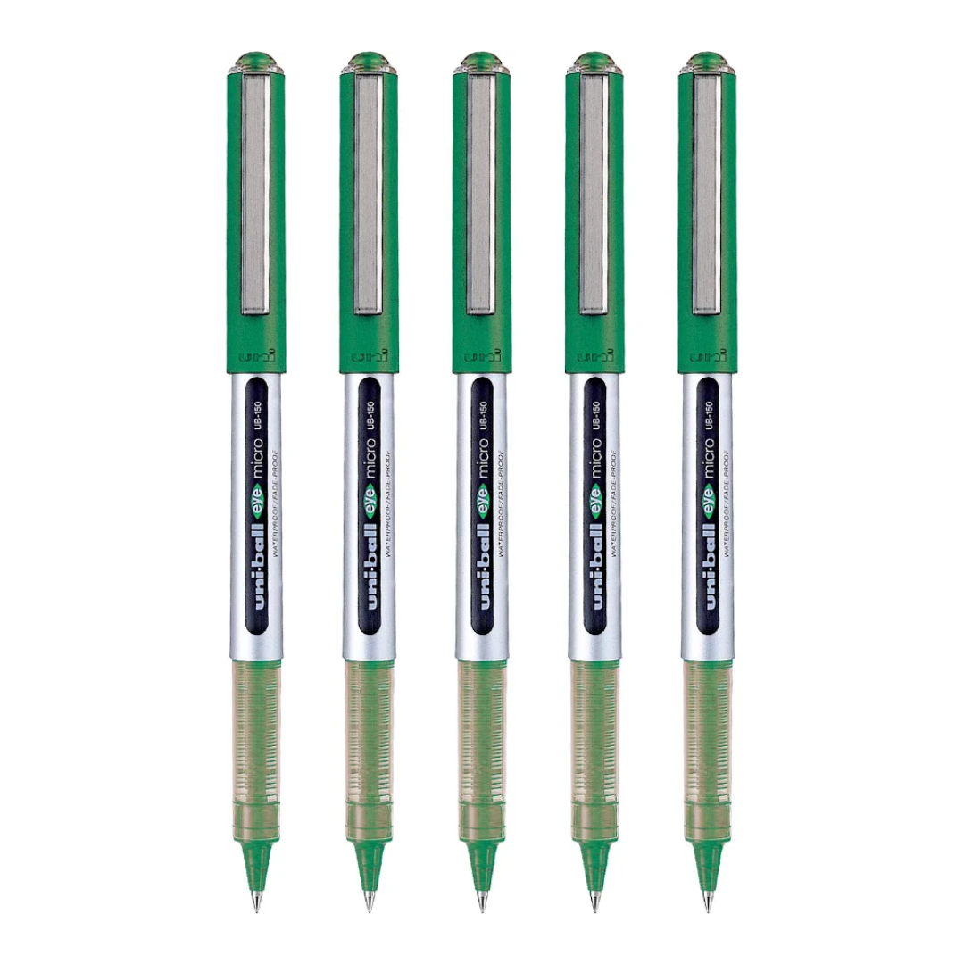 UNIBALL 150 EYE 0.5MM ROLLER BALL PEN GREEN