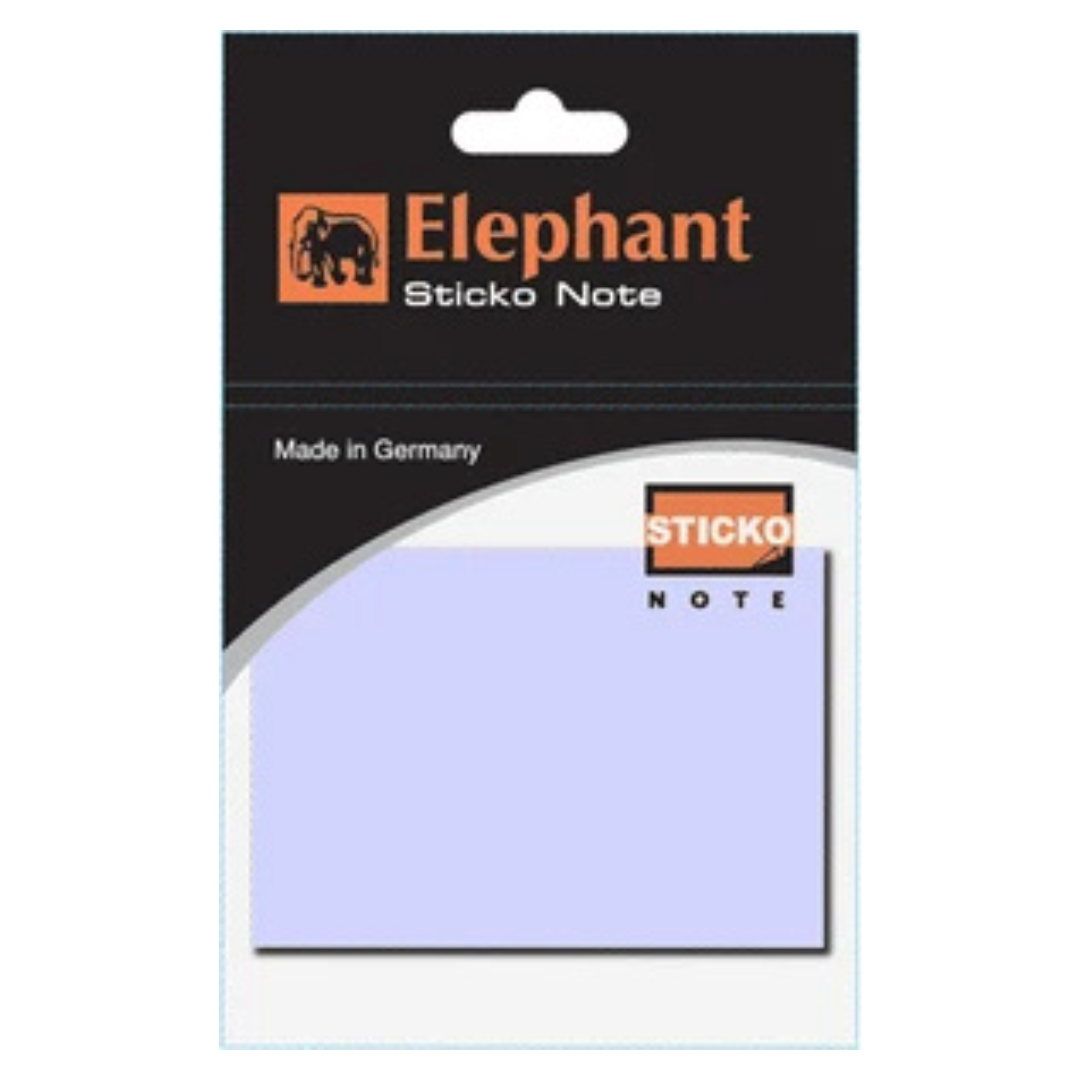 ELEPHANT 155032 3*3 STICKY NOTES PURPLE