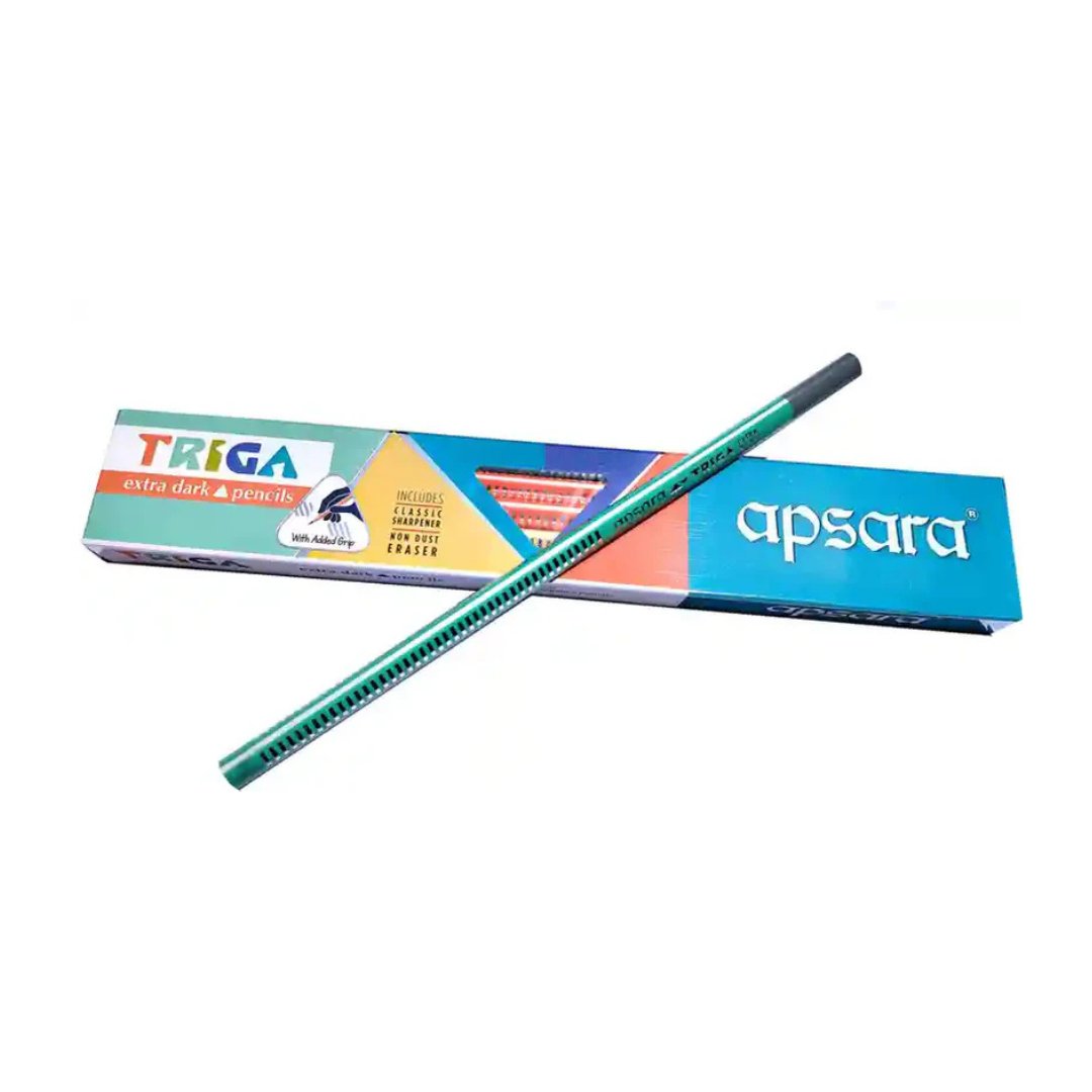 APSARA TRIGA EXTRA DARK PENCILS PACK OF 10PCS