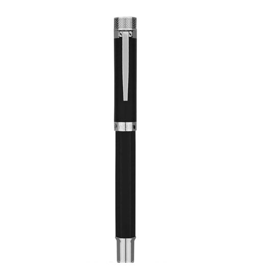 INTELLIO FP12CTP2 JEWELSTARRY BLACK FOUNTAIN PEN