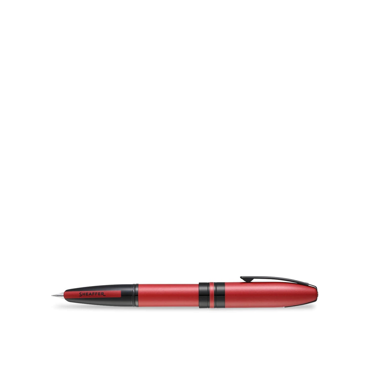 SHEAFFER 9111 ICON METTALIC RED BLACK FOUNTAIN PEN & BALL PEN