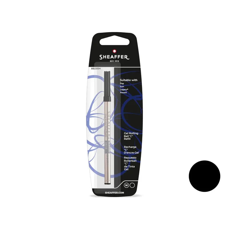 SHEAFFER REFILL C STYLE BLACK M ROLLER BALL PEN