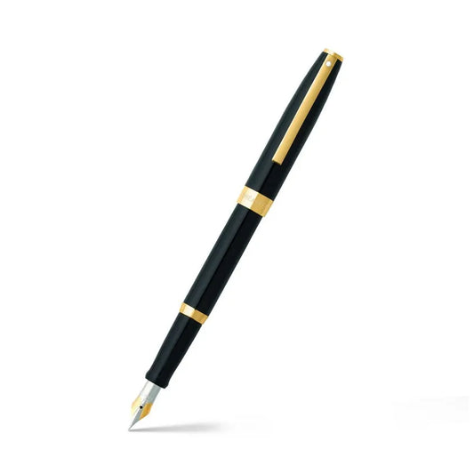 SHEAFFER 9471 GLOSS BLACK WITH GOLD TRIM FOUNTAIN PEN