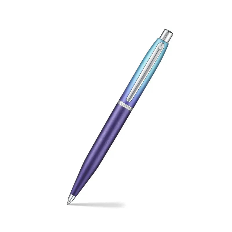 SHEAFFER 9430 EXPRESSIONS GRADIENT BLUE CHROME TRIM BALL PEN