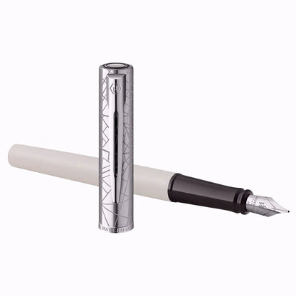 WATERMAN ALLURE DLX WHITE CT FOUNTAIN PEN