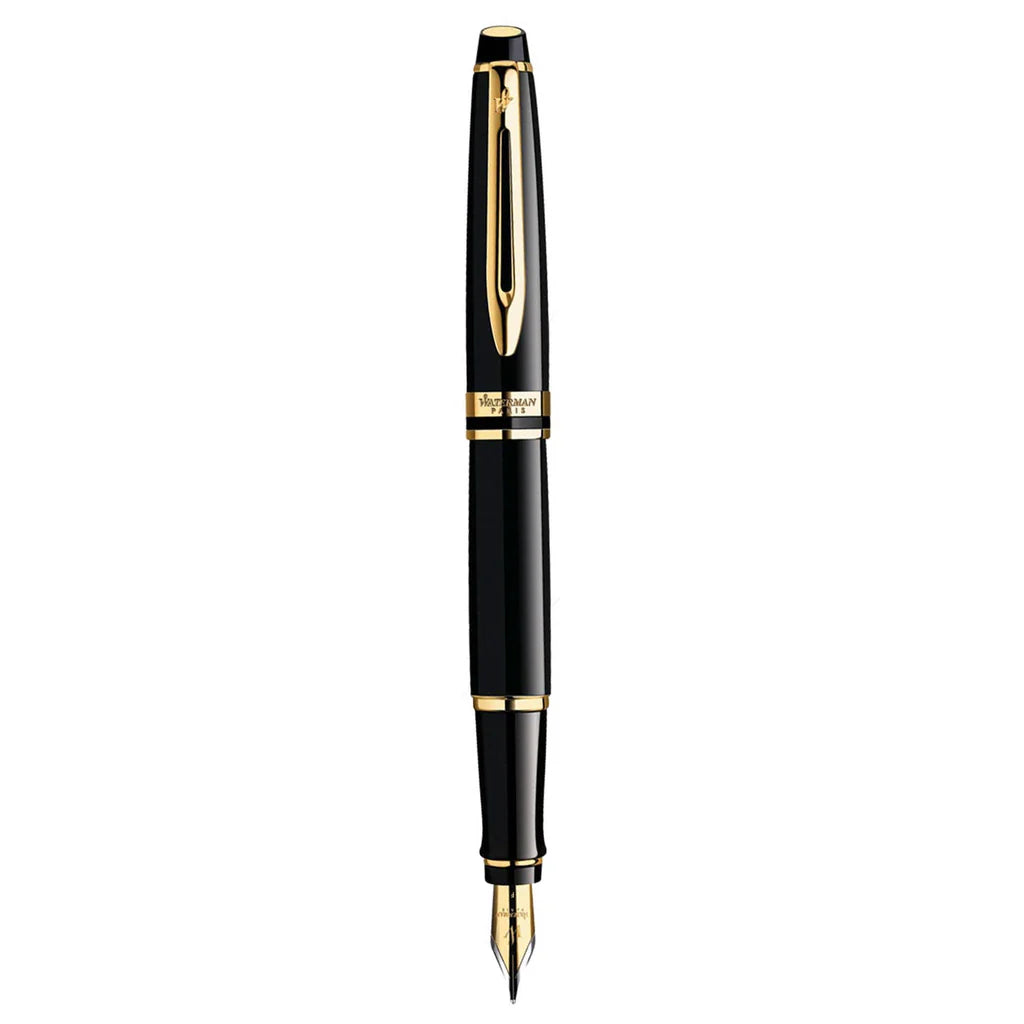 WATERMAN EXPERT BLACK GT FOUNTAIN PEN