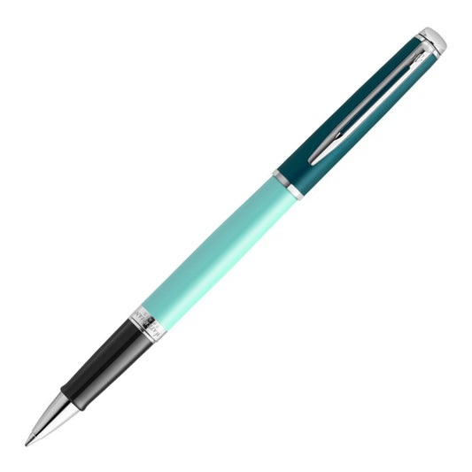 WATERMAN HEMISPHERE COLOR BLACK GREEN CT FOUNTAIN PEN(M)