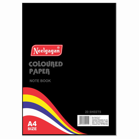 NG A4 PLAIN  BLACK COLOR PAPER SHEETS 75