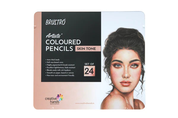 BRUSTRO ARTISTS COLOURED PENCILS 24N