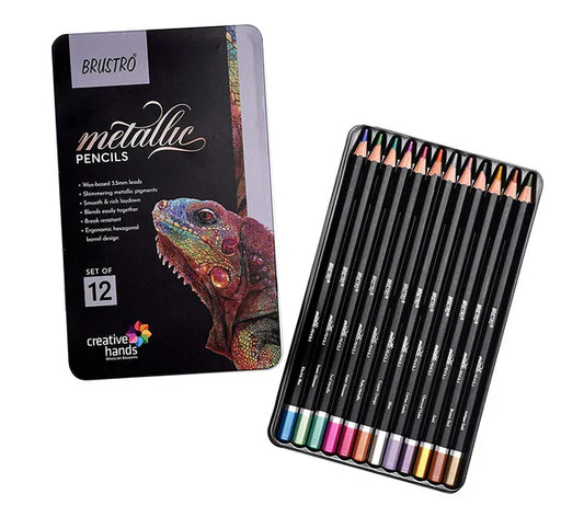 BRUSTRO METALLIC PENCIL COLOR 12N