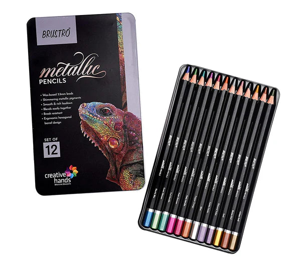 BRUSTRO METALLIC PENCIL COLOR 12N 399