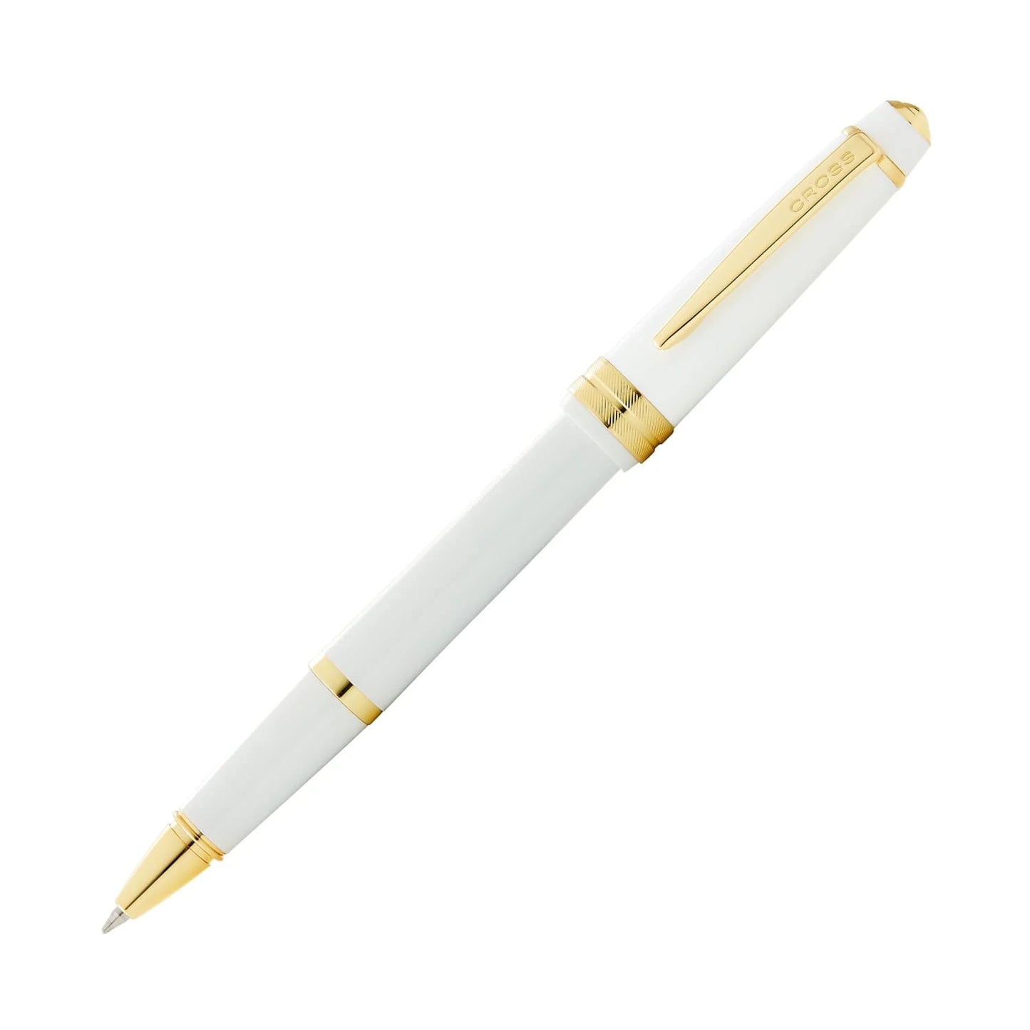 CROSS AT0745-10 BAILEY WHITE & GOLD ROLLER BALL