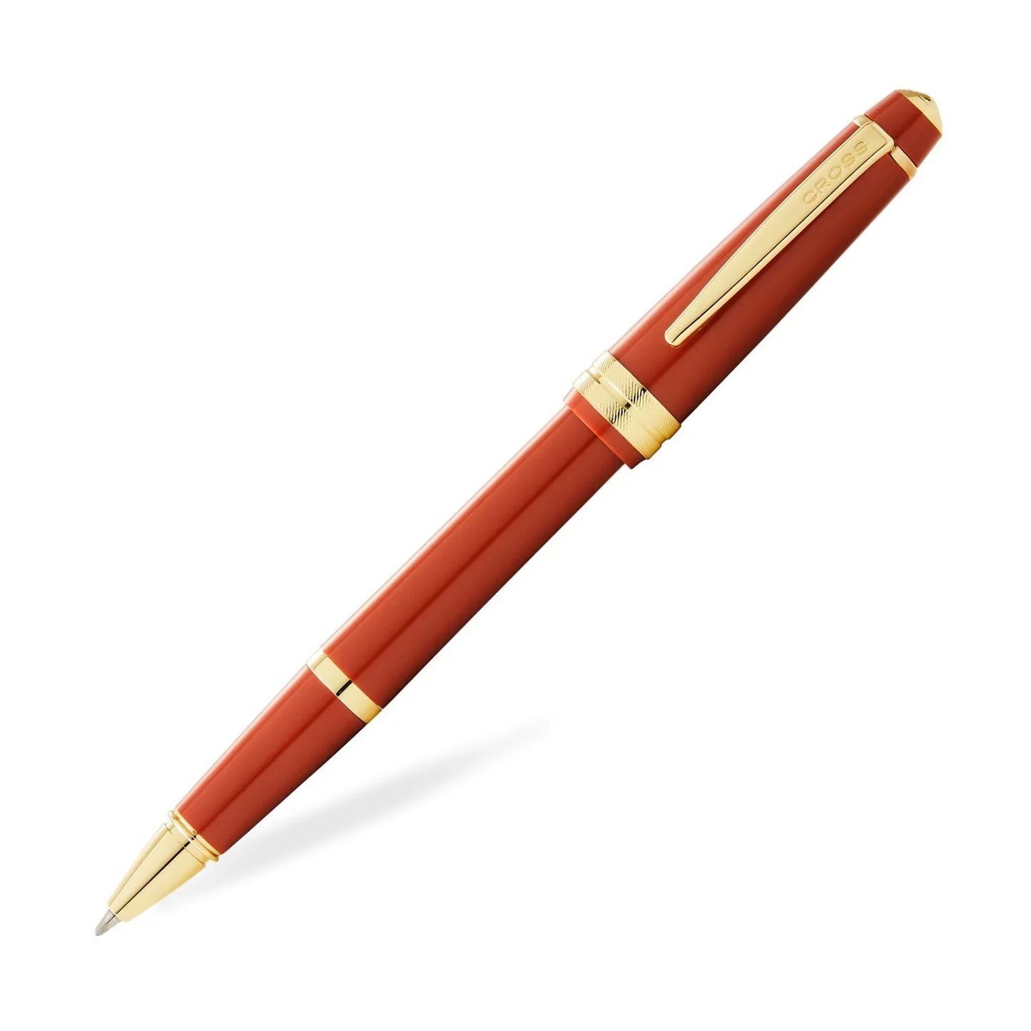 CROSS AT0742-13 BAILEY LIGHT AMBER RESIN & GOLD BALL PEN