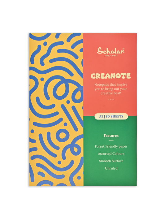 SCHOLAR CWP4 A4 CREANOTE NOTEPAD 80SHEET