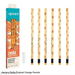 APSARA ZESTA TROPICAL ORANGE SCENTED WRITING PENCILS PACK OF 6PCS