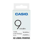 CASIO XR9X1 TAPE CARTRIDGE BLK-CLEAR 495